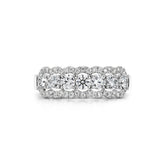 Hearts On Fire Aurora Seven Diamond Band - Dracakis Jewellers